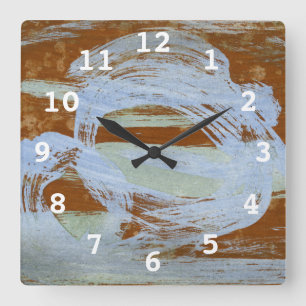 Harbour Sunset Square Wall Clock