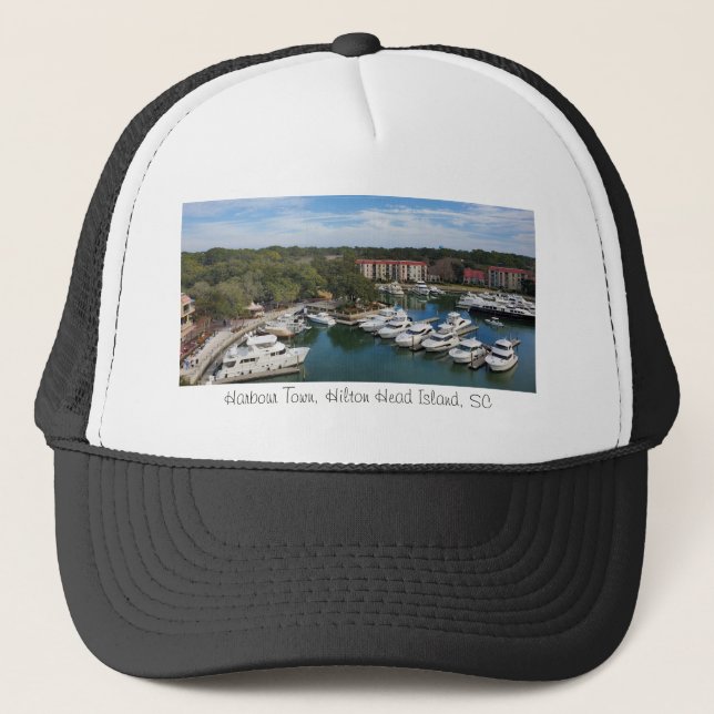 Harbour Town Hilton Head Island South Carolina Trucker Hat (Front)