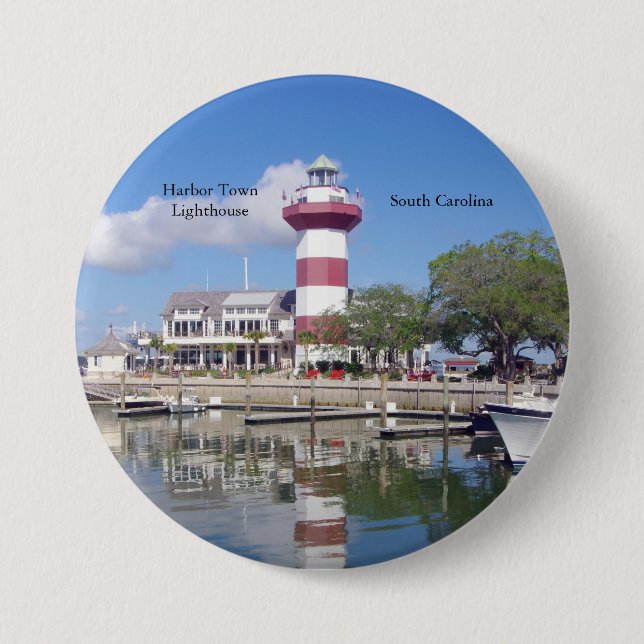 Harbour Town Lighthouse button (Front)