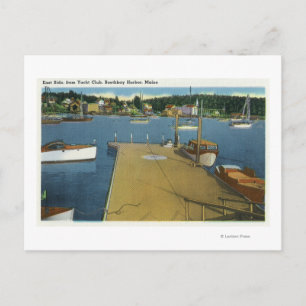 Harbour View from East Side of Yacht Club Postcard