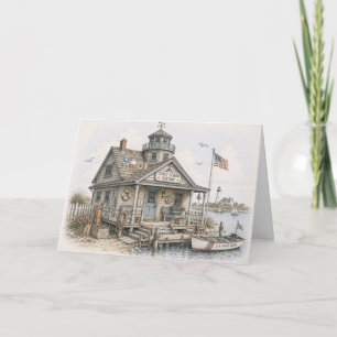 Harbour Village Coast Guard Station Card