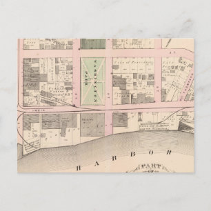 Harbour Washington Park Atlas Map Postcard
