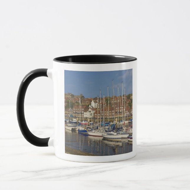 Harbour, Whitby, North Yorkshire, England Mug (Left)