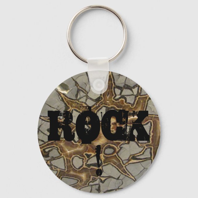 Hard as Rock! Key Ring (Front)