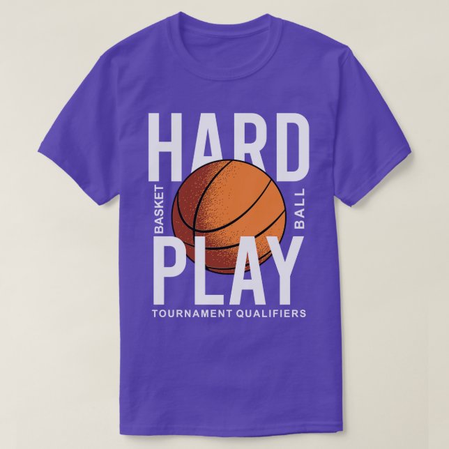 Hard Ball Basketball  T-Shirt (Design Front)