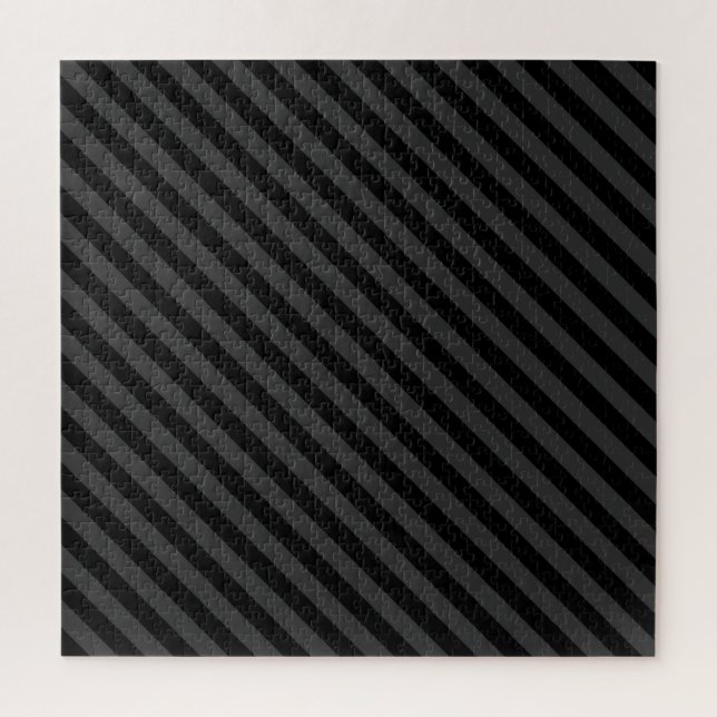 Hard Black Striped Jigsaw Puzzle (Vertical)
