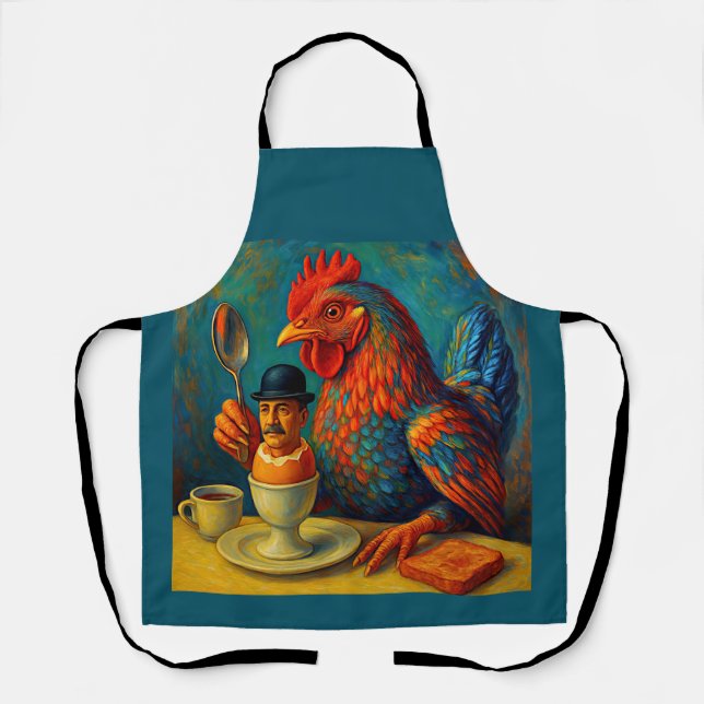 Hard-Boiled Human - Fowl Play at Breakfast Apron (Front)