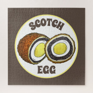 Hard Boiled Scotch Eggs UK British Snack Food Jigsaw Puzzle