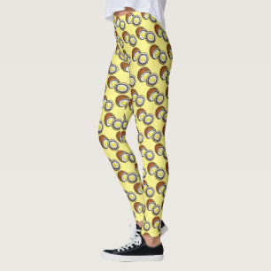 Hard Boiled Scotch Eggs UK British Snack Food Leggings