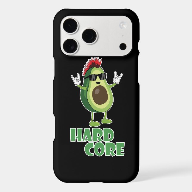 Hard Core Avocado Funny (Back)
