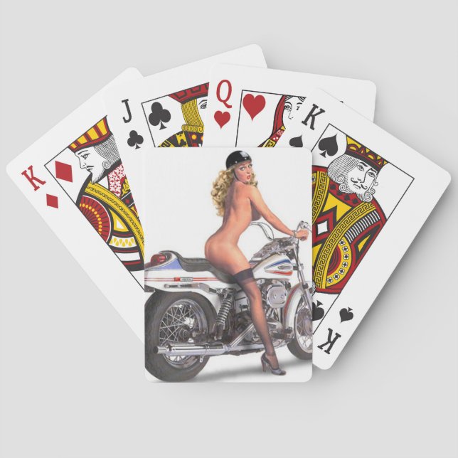 Hard-Core Pin Up Playing Cards (Back)