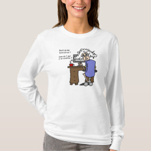 Hard Drive Back Up Humourous T-Shirt