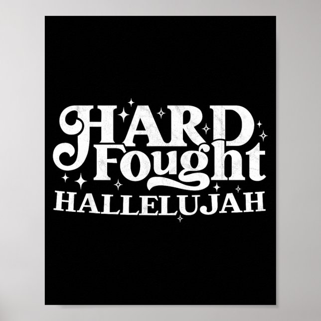 Hard Fought Hallelujah  Poster (Front)