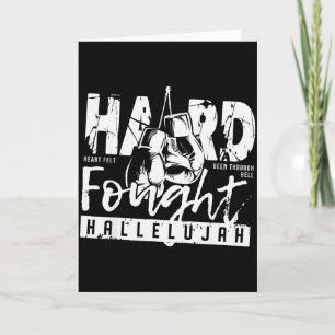 Hard Fought Hallelujah Praise Jesus Bible Verse Ch Card