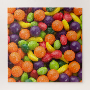 Hard Fruit Candy Coloful Confectionery Jigsaw Puzzle