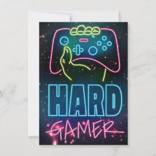 Hard Gamer Invitation