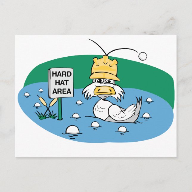 Hard Hat Area Postcard (Front)