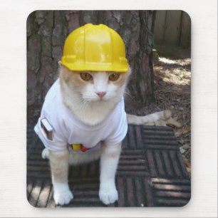 Hard Hat Bubba Mouse Pad