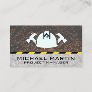 Hard Hat Hammers   Pulley Hook   Construction Business Card