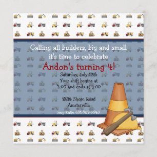 Hard Hat invitation