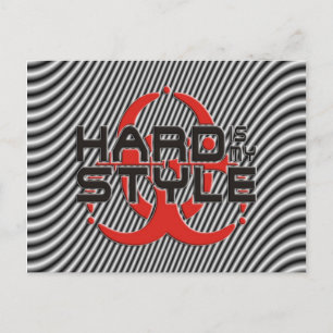 Hard Is My Style - hardstyle music Postcard