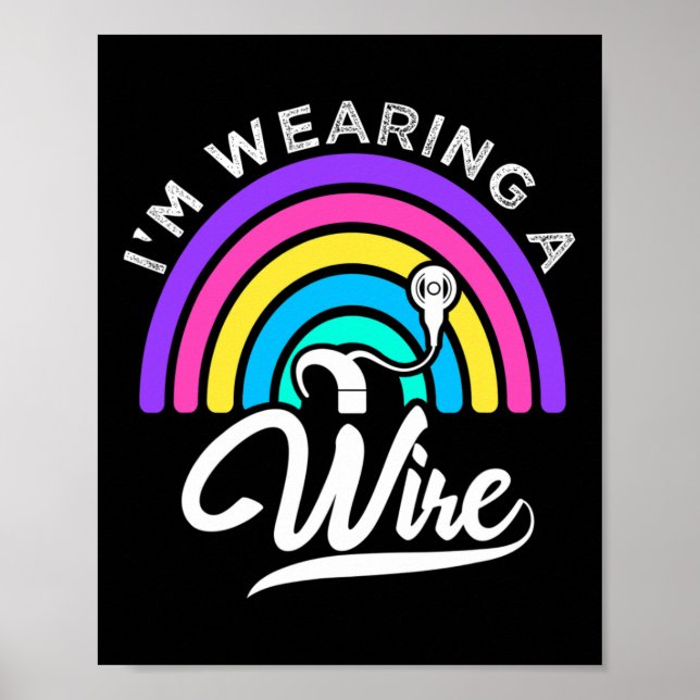 Hard of Hearing Alert and Awareness Design for Dea Poster (Front)