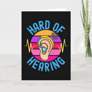 Hard Of Hearing Card