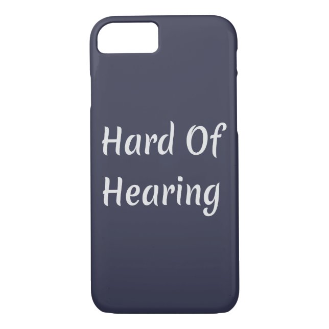 Hard of Hearing Case-Mate iPhone Case (Back)