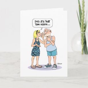 Hard of Hearing Dad Birthday Card
