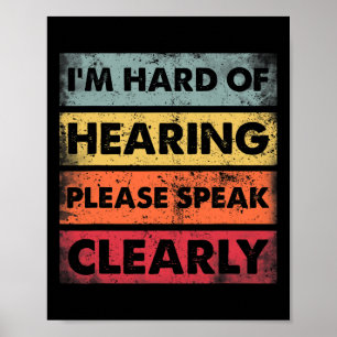 Hard of Hearing Deaf Hearing Impaired ASL Sign Lan