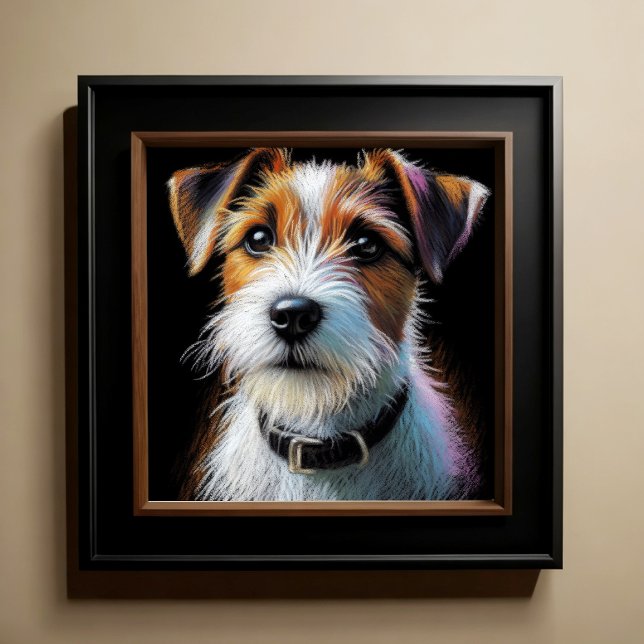 Hard Pastel Drawing Terrier Poster (Creator Uploaded)
