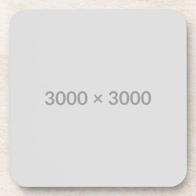 Hard plastic coaster (Front)