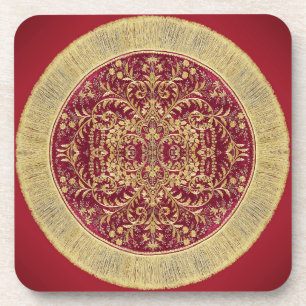 Hard plastic coaster