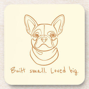 Hard plastic coaster