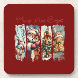 Hard plastic coaster