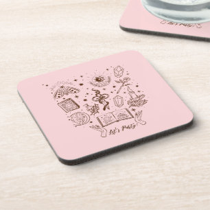 Hard plastic coaster