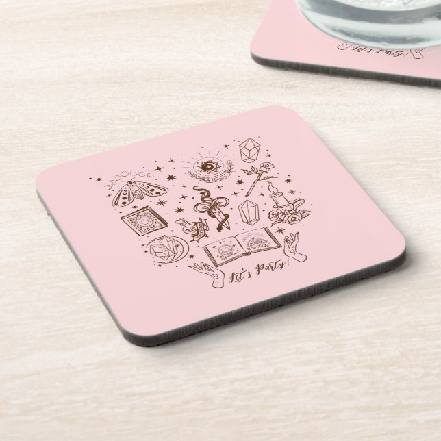 Hard plastic coaster (Left Side)