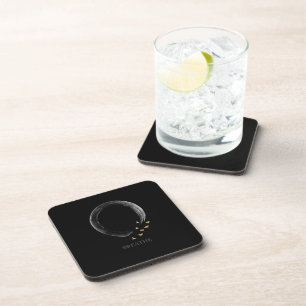 Hard plastic coaster