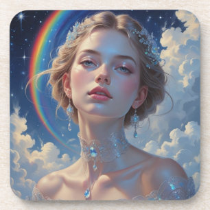 Hard plastic coaster