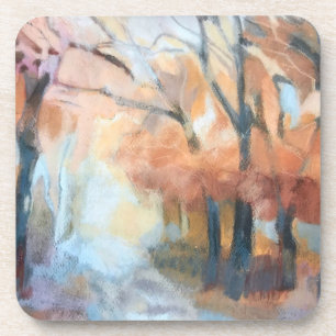 Hard plastic coaster