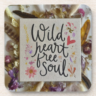 Hard plastic coaster