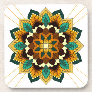 Hard plastic coaster