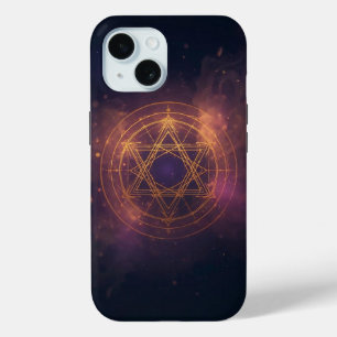 Hard plastic coaster iPhone 15 case