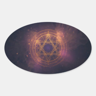 Hard plastic coaster oval sticker