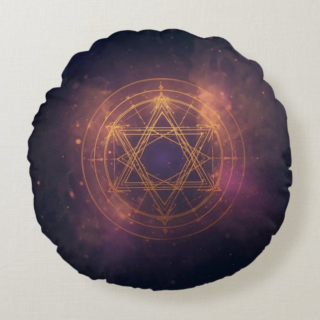 Hard plastic coaster round cushion (Front)
