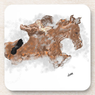 Hard plastic coaster : Winner Takes All