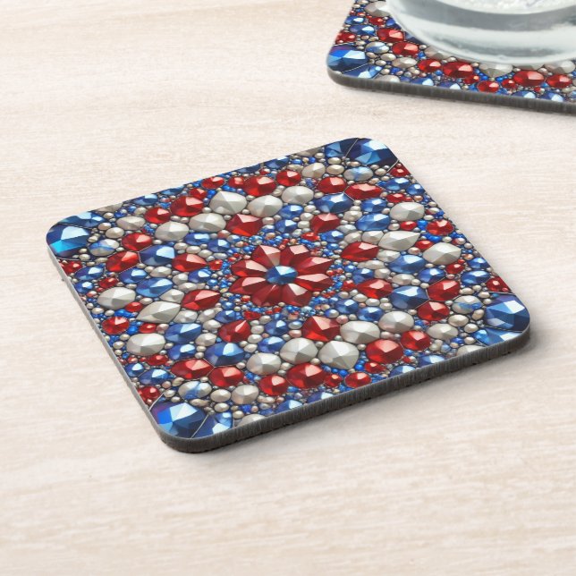 Hard plastic coaster with Netherlands Colours (Left Side)