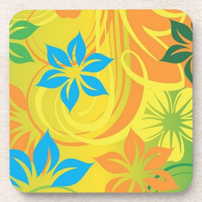 Hard plastic glass underneath coaster (Front)