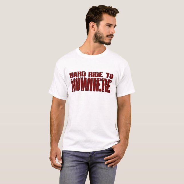 Hard Ride To Nowhere Men's T-Shirt (Front Full)