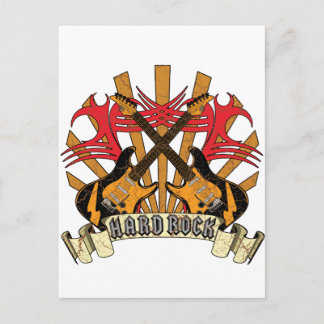 Hard Rock Guitars Postcard